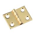 National Mfg Sales 0.75 x 1 in. Solid Brass Decorative Hinge , 4PK 5702378